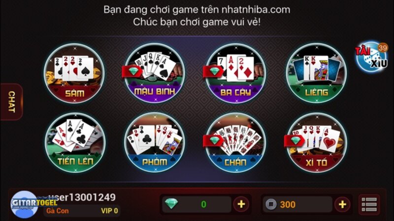 Gitartogel Card Games - Payout Rates and Profit Calculations